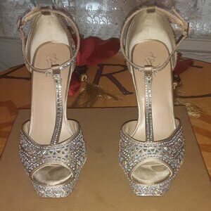 Thalia Sodia Rhinestone High Heels